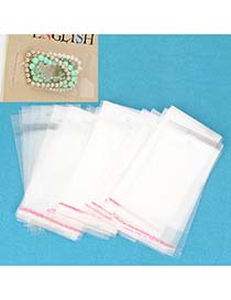 Adjustable Transparent Color Plastic Package (100 pcs)